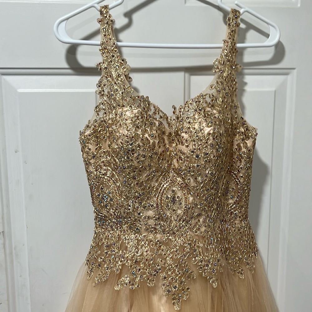 Champagne Quince Dama Dress
